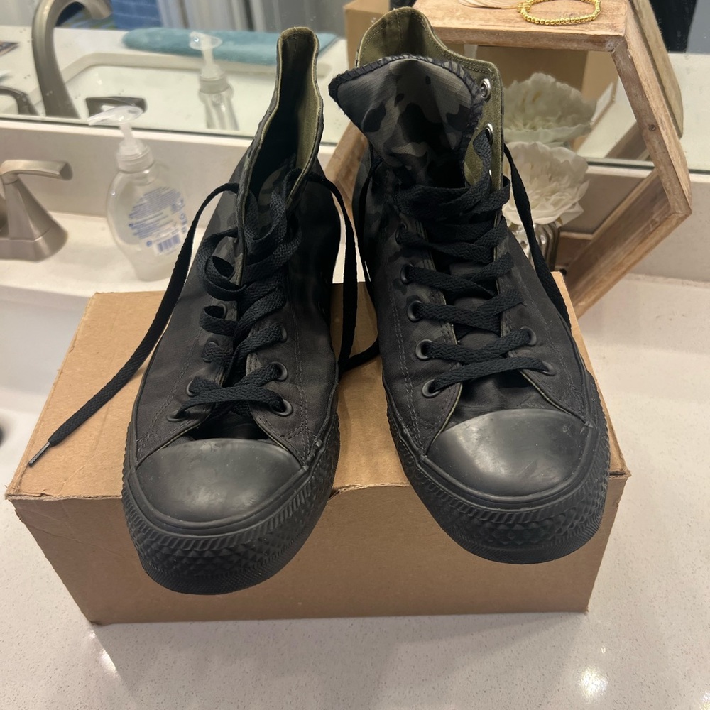 Mens Camo High-Top Converse Men's Sneakers